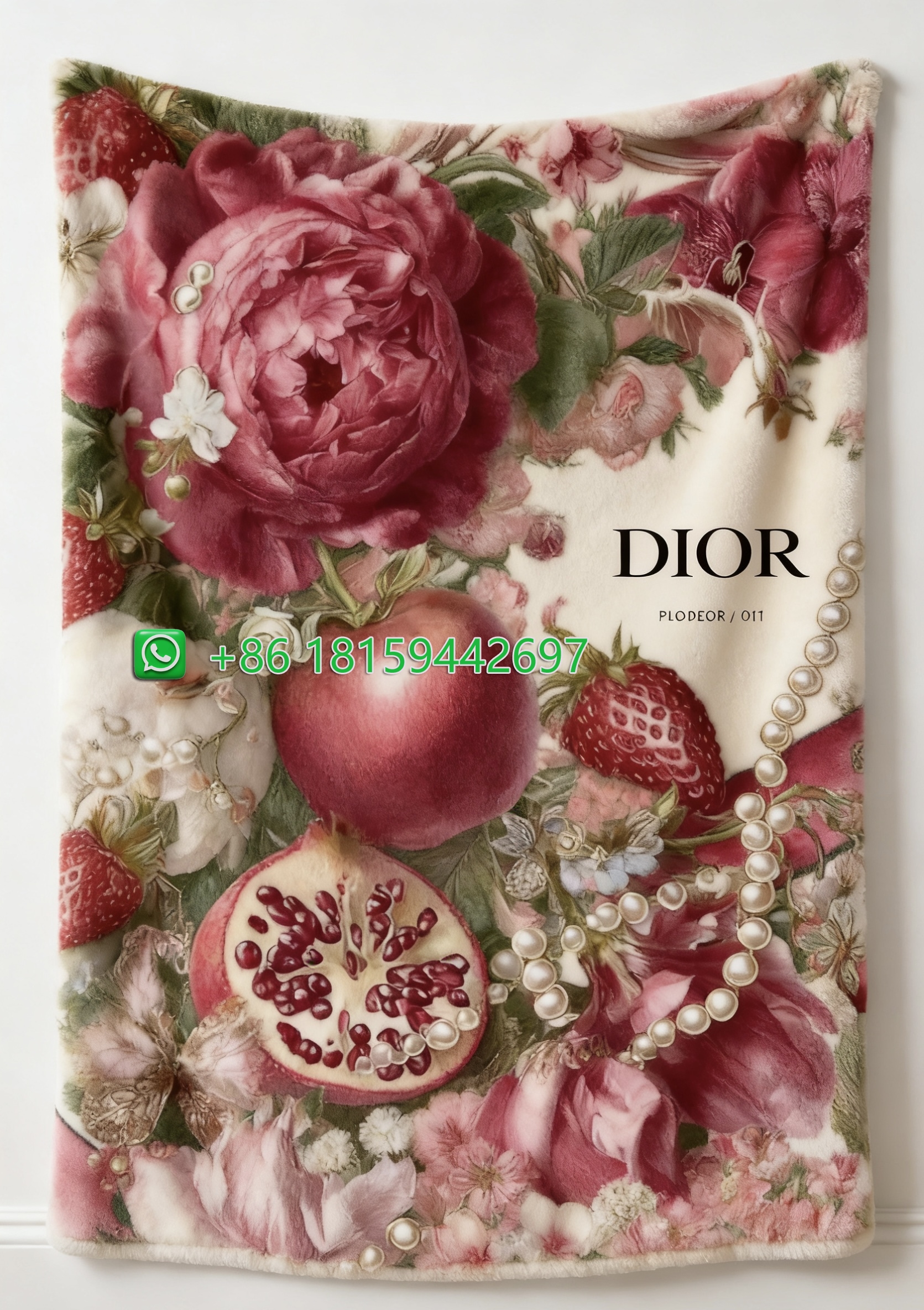Dior Throw Blankets